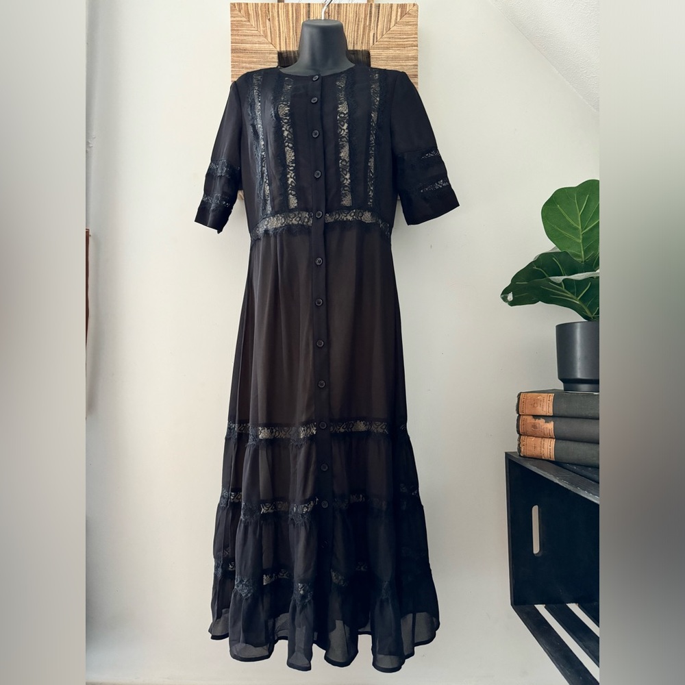 Bohme Lace Midi Dress